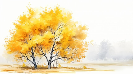 Yellow tree
