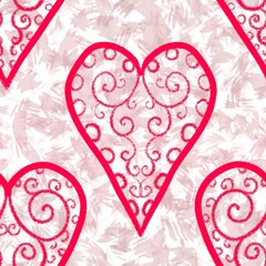 valentine love hearts background wrapping paper 