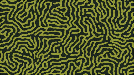 Can be used as swatch in Illustrator. Modern stylish texture with smooth natural maze. Trendy surface design. Abstract wave pattern. Compound organic shapes. Seamless.