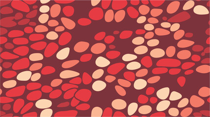 Simple endless print. Background in paper style. Abstract colorful background. Medical technology background. Vintage 60s style simple baubles seamless pattern. Abstract art background.