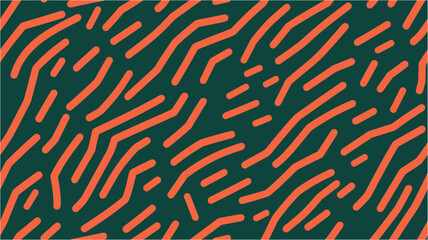 1970 Aesthetic textures with smooth waves. Seamless pattern with abstract doodle pattern. Abstract retro groovy 70s 90s texture background.