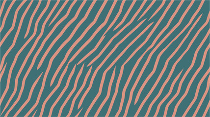 Seamless surface pattern design with sine waves ornament. Retro design for cards, posters and billboards. The geometric pattern vector background. Stripes wallpaper. - obrazy, fototapety, plakaty