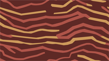 Modern graphic design with futuristic element. Abstract Groovy Psychedelic Style Background. Line art. Abstract Balanc. Fluid geometrical forms wallpaper for modern design. Seamless.