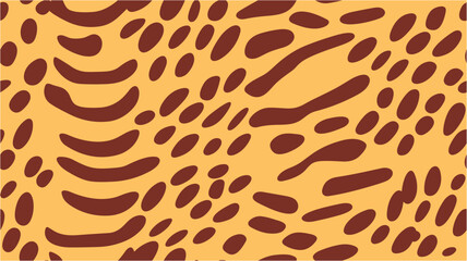 Abstract background. Seamless. Vector illustration. Orange background with dark spots. Organic background. Sushi restaurant packaging and Menu design. Abstract geometric vector surface.