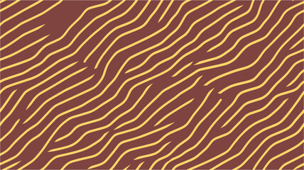 Groovy trendy abstract background with orange waves. Wave pattern design colorful background. Hot summer sun background ilustration. Curved surface. Wavy vintage psychedelic wallpaper. Seamless.