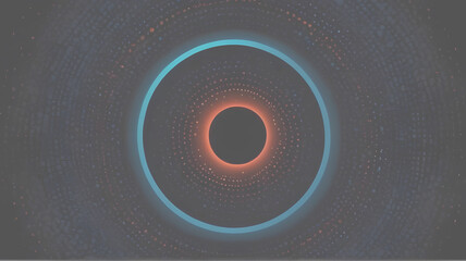 Background with glowing circles