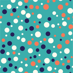 Seamless dots pattern. Seamless pattern. Colorful paint watercolor seamless pattern. Vector repeating texture. Seamless pattern with hand drawn fancy circle. Colorful texture. Eps 10.