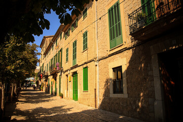 Fototapeta na wymiar Valldemossa village in Majorca island, Balearics