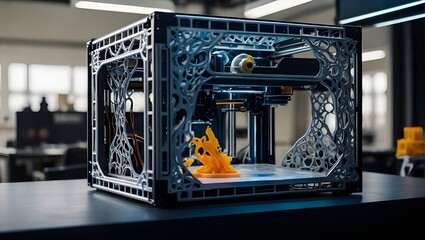 Precision and Artistry: A Glimpse into Modern 3D Printing Technologies at Work, generative AI