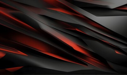 Black and red background with lines These lines are smooth and flowing. create a feeling of movement