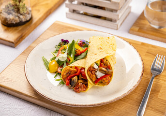 Chicken corn tortilla