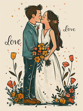 happy love wedding