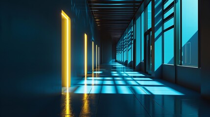 lluminated Blue Wallpaper 8k Realistic Lighti