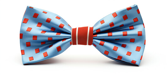 Weird funny bow tie isolated on white background