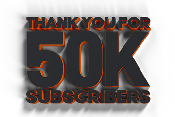 50k Subscriber Celebration PNG transparent background