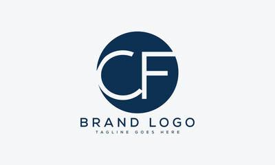 letter CF logo design vector template design for brand.
