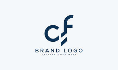 letter CF logo design vector template design for brand.