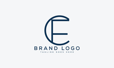 letter CF logo design vector template design for brand.