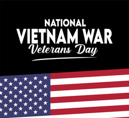 Fototapeta na wymiar national vietnam war veterans day