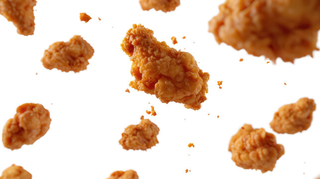 fried chicken on the transparent background