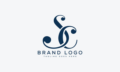 letter CS logo design vector template design for brand.