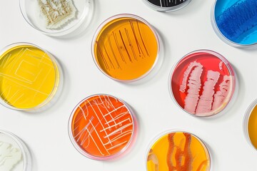 Selection of Bacterial Cultures Streaked on Agar Plates for Laboratory Identification and Research