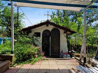Saint Nicola Chapel on the Maslen Cape near the resort of Primorsko, Bulgaria - 737913133