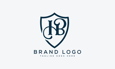 letter HB logo design vector template design for brand.