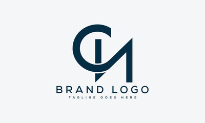 letter CN logo design vector template design for brand.