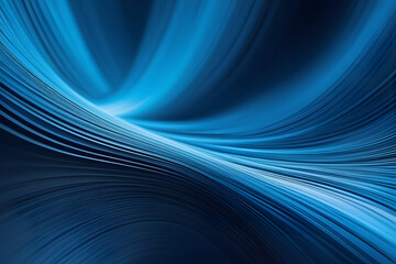 Fototapeta premium Blue Background With Wavy Lines