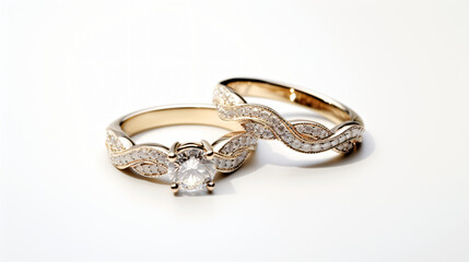 Two engagement rings
