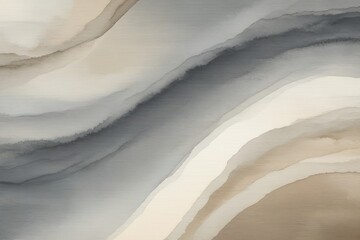 Obraz premium gray abstract watercolor pattern paper beige color art background for design dirty grungy