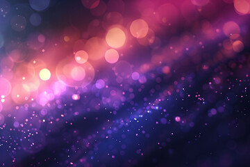 Abstract background in pastel colors with glitter and bokeh, space imitation. Magic background with copy space.