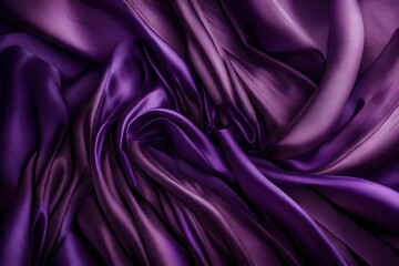 purple silk background generated by AI technology  