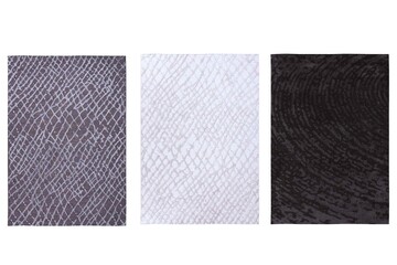 Fototapeta premium decorative rug for the interior isolated on white background, home decor, 3D illustration, cg render 