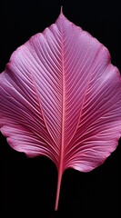 a close up of a purple leaf