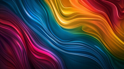 Obraz premium Colored abstract background. Smooth transitions of iridescent colors. Colorful gradient. Rainbow backdrop