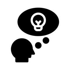 idea glyph icon