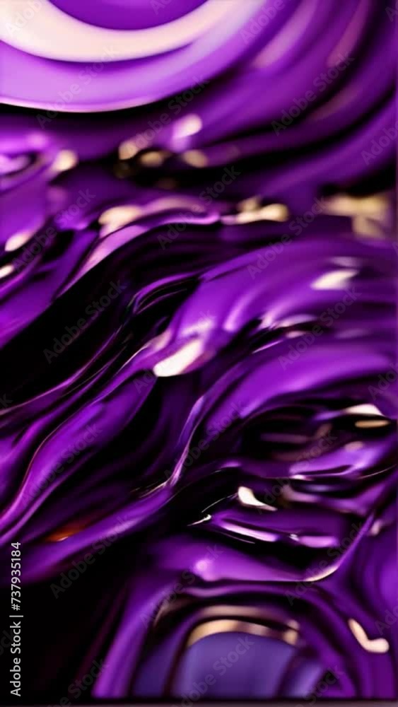 Wall mural purple abstract vertical background with shining texture motion graphics.