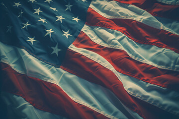 The American flag, Independence Day, Flag Day, President's Day