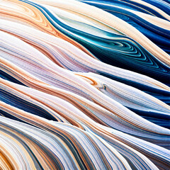 Closeup of abstract background with waves. Generative AI (생성형 AI)