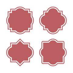 Vintage vector frames