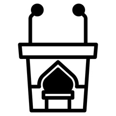 Mosque pulpit dualtone 