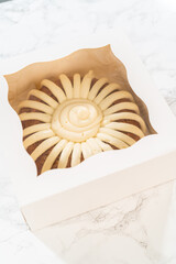 Obraz premium Sweet Treat: Carrot Bundt Cake in Paper Box