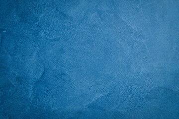 Beautiful Abstract Grunge Decorative Blue Cyan Painted Stucco Wall Texture. Top view.