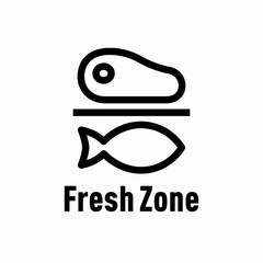 Fresh Zone vector information sign