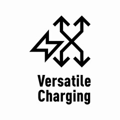 Versatile Charging vector information sign