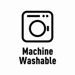 Machine Washable vector information sign