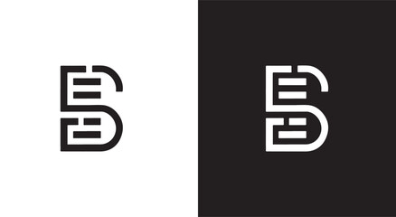 B letter Logo - obrazy, fototapety, plakaty
