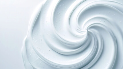 Obraz premium Special Milk circle ripple, splash water waves top view on white background